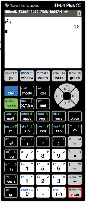 Calculate combinations step 2