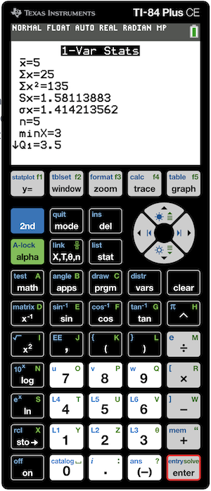 Calculate standard deviation step 4